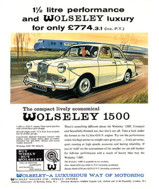 Wolseley advertisement